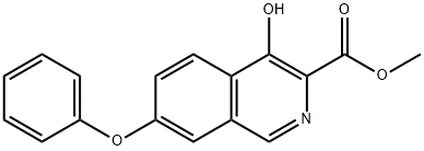 1455091-10-7   4-羥基-7-苯氧基異喹啉-3-甲酸甲酯  FG-4592 interMediate
