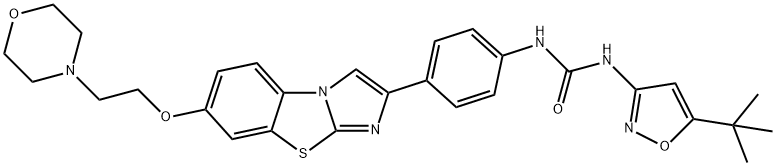 950769-58-1  N-(5-tert-Butylisoxazol-3-yl)-N'-{4-[7-(2-morpholin-4-ylethoxy)imidazo[2,1-b][1,3]benzo