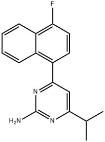 199864-87-4    2-氨基-4-(4-氟萘-1-基)-6-異丙基嘧啶  