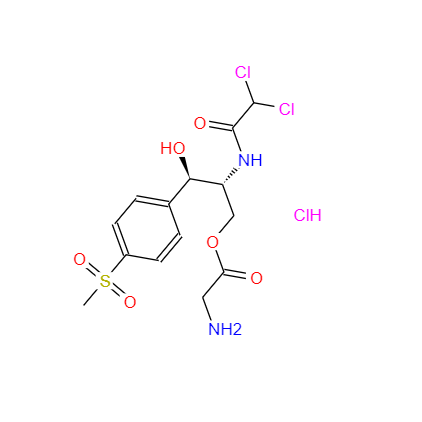  CAS：2611-61-2，甲砜霉素甘氨酸酯鹽酸鹽 ，ThiamphenicolGlycinateHcl