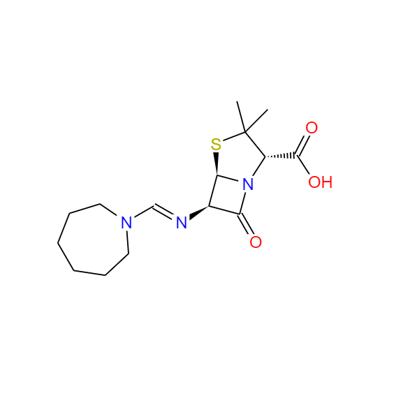 CAS： 32887-01-7， 美西林 ，Mecillinam 
