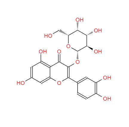 CAS：482-36-0，金絲桃苷