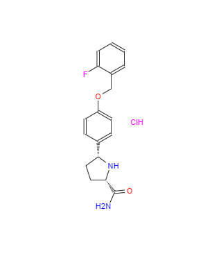 CAS：934240-31-0，(2S,5R)-5-(4-((2-氟芐基)氧基)苯基)吡咯烷-2-甲酰胺鹽酸鹽 