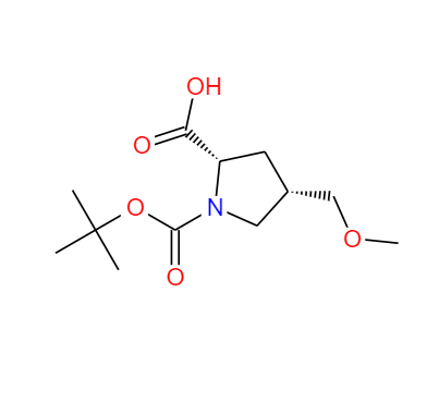 CAS：1378388-16-9，(2S,4S)-1-(叔丁氧羰基)-4-(甲氧甲基)吡咯啉-2-羧酸 