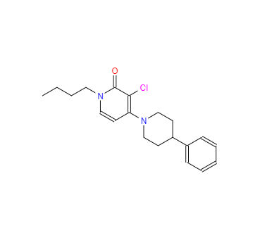 CAS：1127498-03-6，1-丁基-3-氯-4-(4-苯基哌啶-1-基)吡啶-2(1H)-酮 