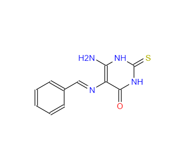 CAS：64232-83-3，6-氨基-5-(苯亞甲基氨基)-2-硫代-2,3-二氫嘧啶-4(1H)-酮 