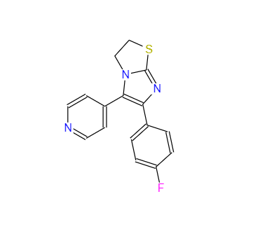 CAS：72873-74-6，6-(4-氟苯基)-5-(4-吡啶基)-2,3-二氫咪唑并[2,1-b]-噻唑 