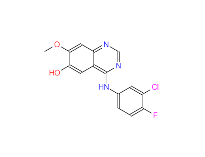 CAS：184475-71-6，4-(3-氯-4-氟苯氨基)-7-甲氧基喹唑啉-6-醇 