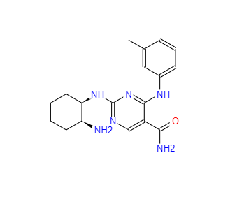 CAS：1194961-19-7，2-((((1R,2S)-2-氨基環(huán)己基)氨基)-4-(間甲苯基氨基)嘧啶-5-羧酰胺 