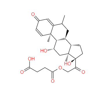 CAS：2921-57-5，甲基潑尼松龍琥珀酸酯