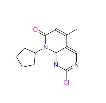 CAS：1013916-37-4，2-氯-8-環(huán)戊基-5-甲基-8H-吡啶并[2,3-D]嘧啶基-7-酮 