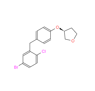 CAS：915095-89-5，(3S)-3-[4-[(5-溴-2-氯苯基)甲基]苯氧基]四氫呋喃 