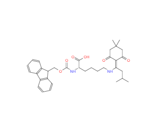 CAS：204777-78-6，N-芴甲氧羰基-N'-[1-(4,4-二甲基-2,6-二氧代環(huán)己基亞甲基)-3-甲基丁基]-L-賴氨酸
