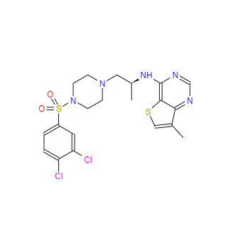 CAS：1017606-66-4，(S)-N-(1-(4-((3,4-二氯苯基)磺?；?哌嗪-1-基)丙烷-2-基)-7-甲基噻吩并[3,2-d]嘧啶-4-胺