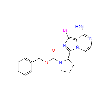 CAS：1420478-88-1，(S)-苯基 2-(8-氨基-1-溴咪唑[1,5-A]吡嗪-3-基)吡咯烷-1-羧酸酯