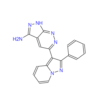 CAS：865362-74-9，5-(2-苯基吡唑并[1,5-a]吡啶-3-基)-1H-吡唑并[3,4-c]噠嗪-3-胺