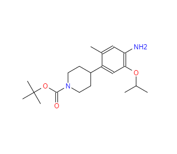 CAS：1032903-63-1，N-Boc-4-(4-氨基-5-異丙氧基-2-甲基苯基)哌啶