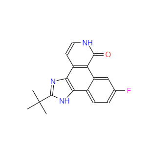 CAS：457081-03-7，2-(1,1-二甲基乙基)-9-氟-1,6-二氫-7H-苯并[H]咪唑并[4,5-F]異喹啉-7-酮 