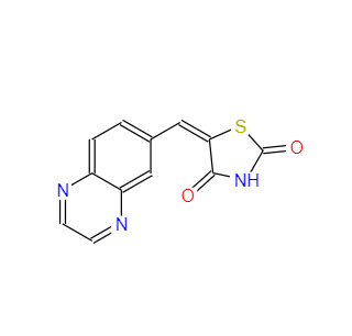 CAS：648450-29-7，5-(6-喹喔啉亞甲基)-2,4-噻唑啉二酮