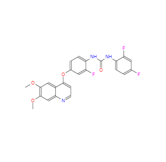 CAS：228559-41-9，N-(2,4-二氟苯基)-N'-[4-[(6,7-二甲氧基-4-喹啉基)氧基]-2-氟苯基]脲