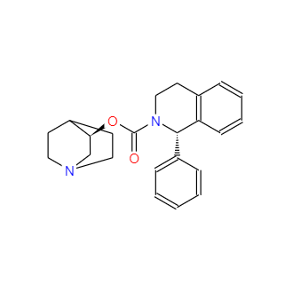 CAS：242478-37-1，(S)-(R)-氮雜雙環(huán)(2.2.2)辛烷-8-基-1-苯基-3,4-二氫-1H-異喹啉-2-甲酸酯