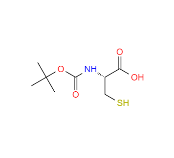 CAS：20887-95-0，(R)-2-((叔丁氧羰基)氨基)-3-巰基丙酸 