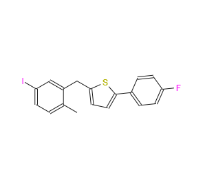 CAS：898566-17-1，2-(4-氟苯基)-5-[(5-碘-2-甲基苯基)甲基]噻吩