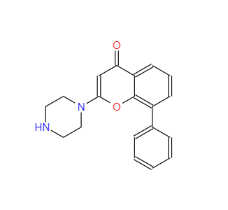 CAS：154447-38-8，8-苯基-2-(1-哌嗪基)-4H-1-苯并吡喃-4-酮