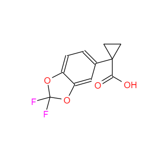 CAS：862574-88-7，1-(2,2-二氟苯并[D][1,3]二氧雜環(huán)戊烯-5-基)環(huán)丙烷甲酸