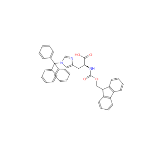 CAS： 109425-51-6，N-(9-芴甲氧羰基)-N'-三苯甲基-L-組氨酸