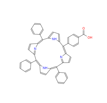 CAS：95051-10-8，5-(4-羧苯基)-10,15,2-三苯基卟啉