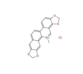 CAS：5578-73-4，鹽酸血根堿;氯化血根堿