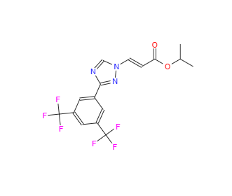 CAS：1333152-22-9，(Z)-3-(3-(3,5-雙(三氟甲基)苯基)-1H-1,2,4-三唑-1-基)丙烯酸異丙酯