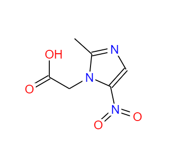 CAS：1010-93-1，2-(2-甲基-5-硝基-1H-咪唑-1-基)乙酸 