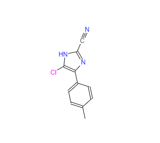 CAS：120118-14-1，5-氯-4-(對(duì)甲苯基)-1H-咪唑-2-腈 