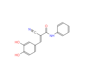 CAS：133550-35-3，(E)-2-氰基-3-(3,4-二羥基苯基)-N-苯基丙烯酰胺
