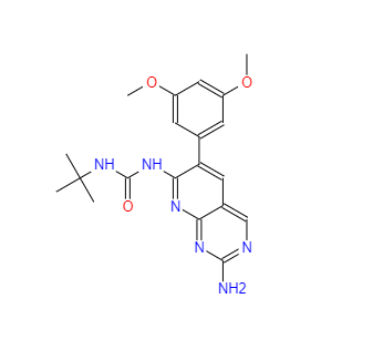 CAS：192705-79-6，1-(2-氨基-6-(3,5-二甲氧基苯基)吡啶并[2,3-d]嘧啶-7-基)-3-(叔丁基)脲