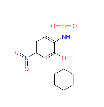 CAS：123653-11-2，N-(2-(環(huán)己基氧基)-4-硝基苯基)甲磺酰胺 
