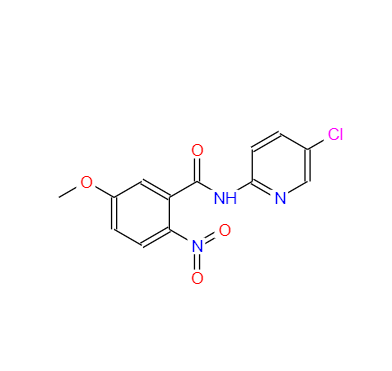 CAS：280773-16-2，N-(5-氯-2-吡啶基)-5-甲氧基-2-硝基苯甲酰胺 