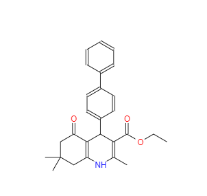 CAS：1099644-42-4，4-([1,1'-聯(lián)苯]-4-基)-2,7,7-三甲基-5-氧代-1,4,5,6,7,8-六氫喹啉-3-羧酸乙酯