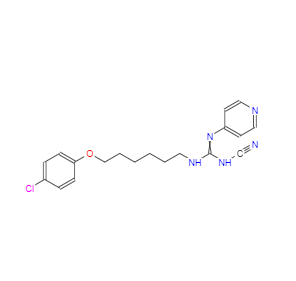 CAS：200484-11-3，N-[6-(4-氯苯氧基)己基]-N'-氰基-N''-4-吡啶基胍